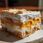 No Bake Pumpkin Lush: Easy Layered Dessert with Pumpkin Cool Whip & Cream Cheese