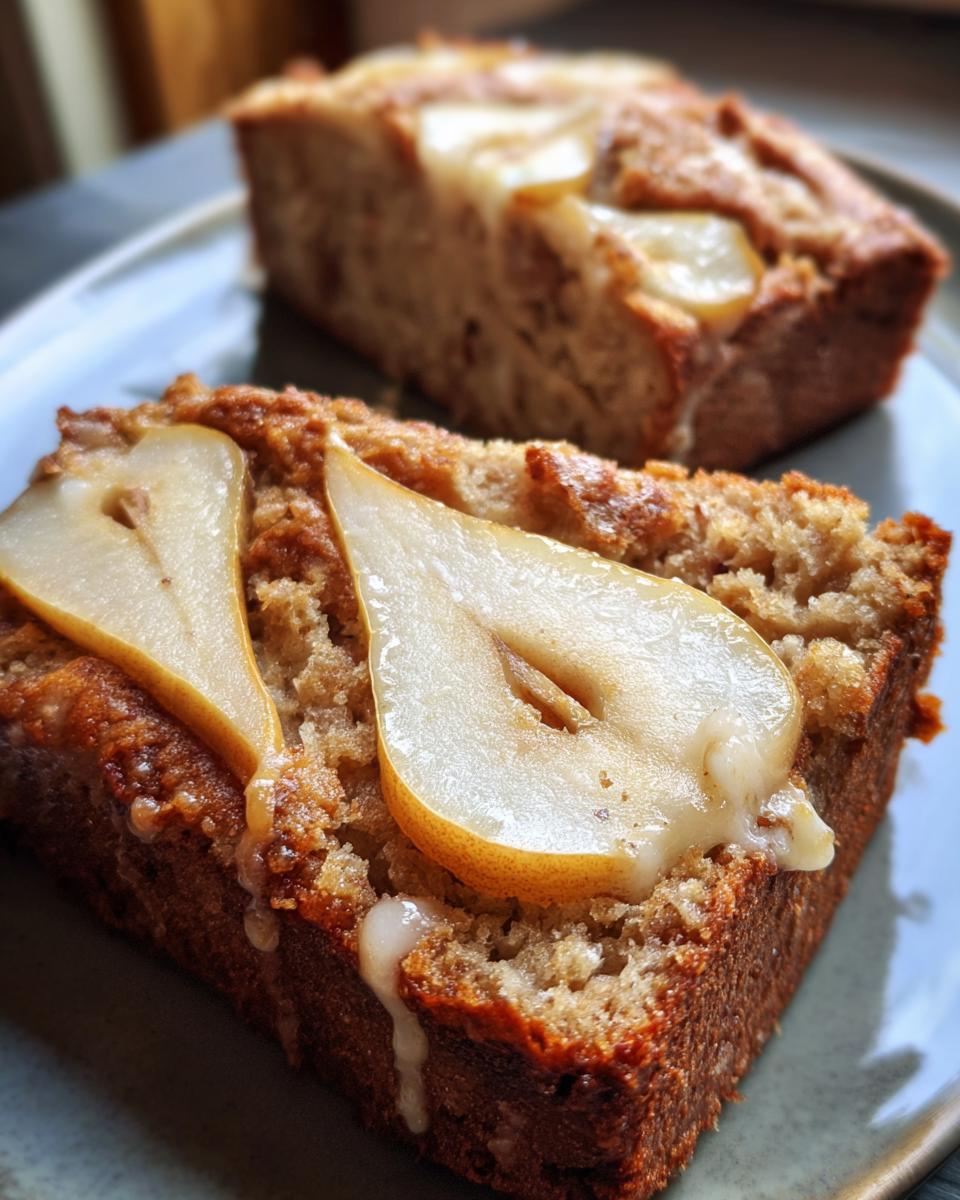 Pear Bread Recipe With Whole Pear Halves - detail 1