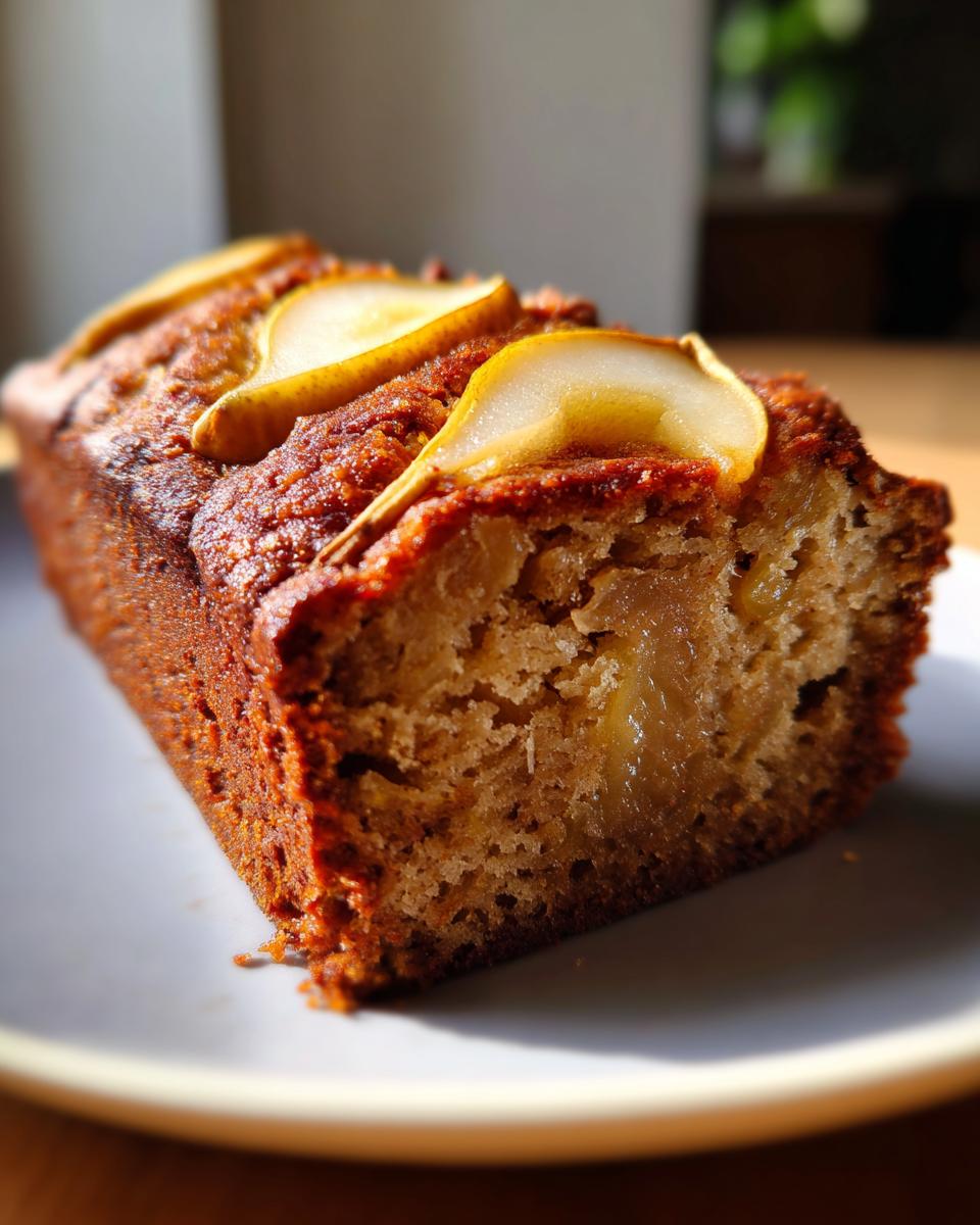Pear Bread Recipe With Whole Pear Halves - detail 3