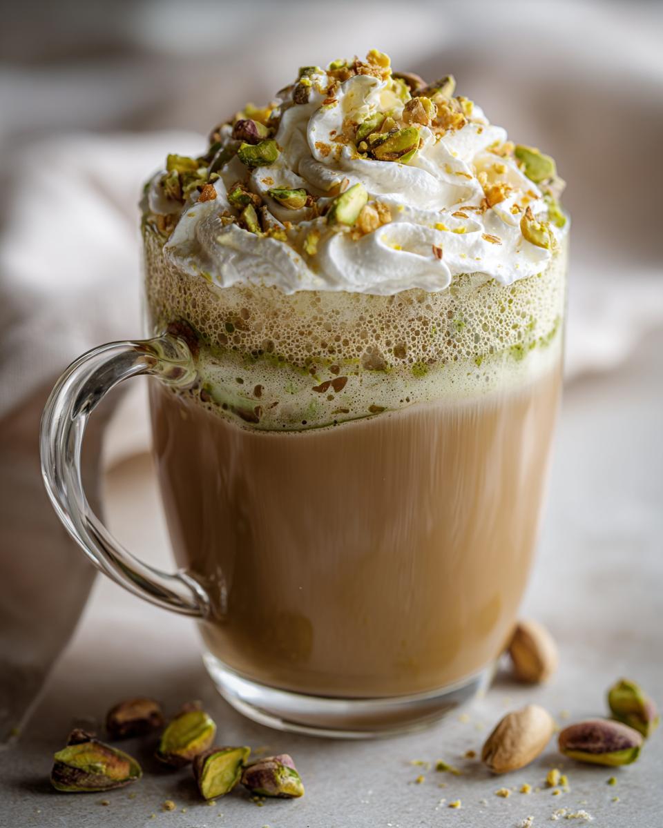Pistachio Drink Recipe: Warm Pistachio Latte with Cozy Fall - detail 1