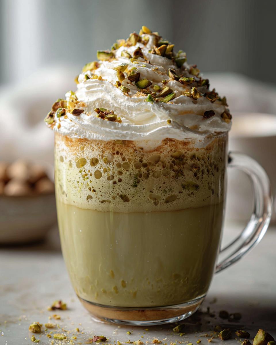 Pistachio Drink Recipe: Warm Pistachio Latte with Cozy Fall - detail 2