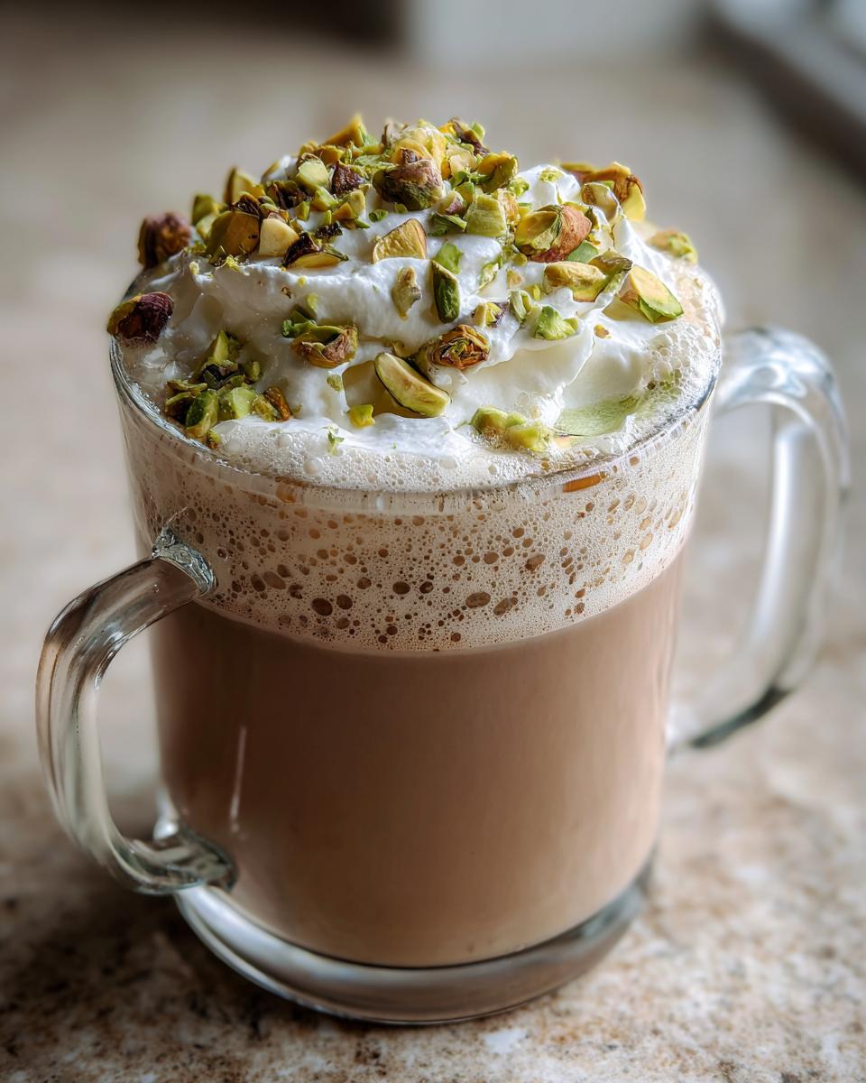 Pistachio Drink Recipe: Warm Pistachio Latte with Cozy Fall - detail 3