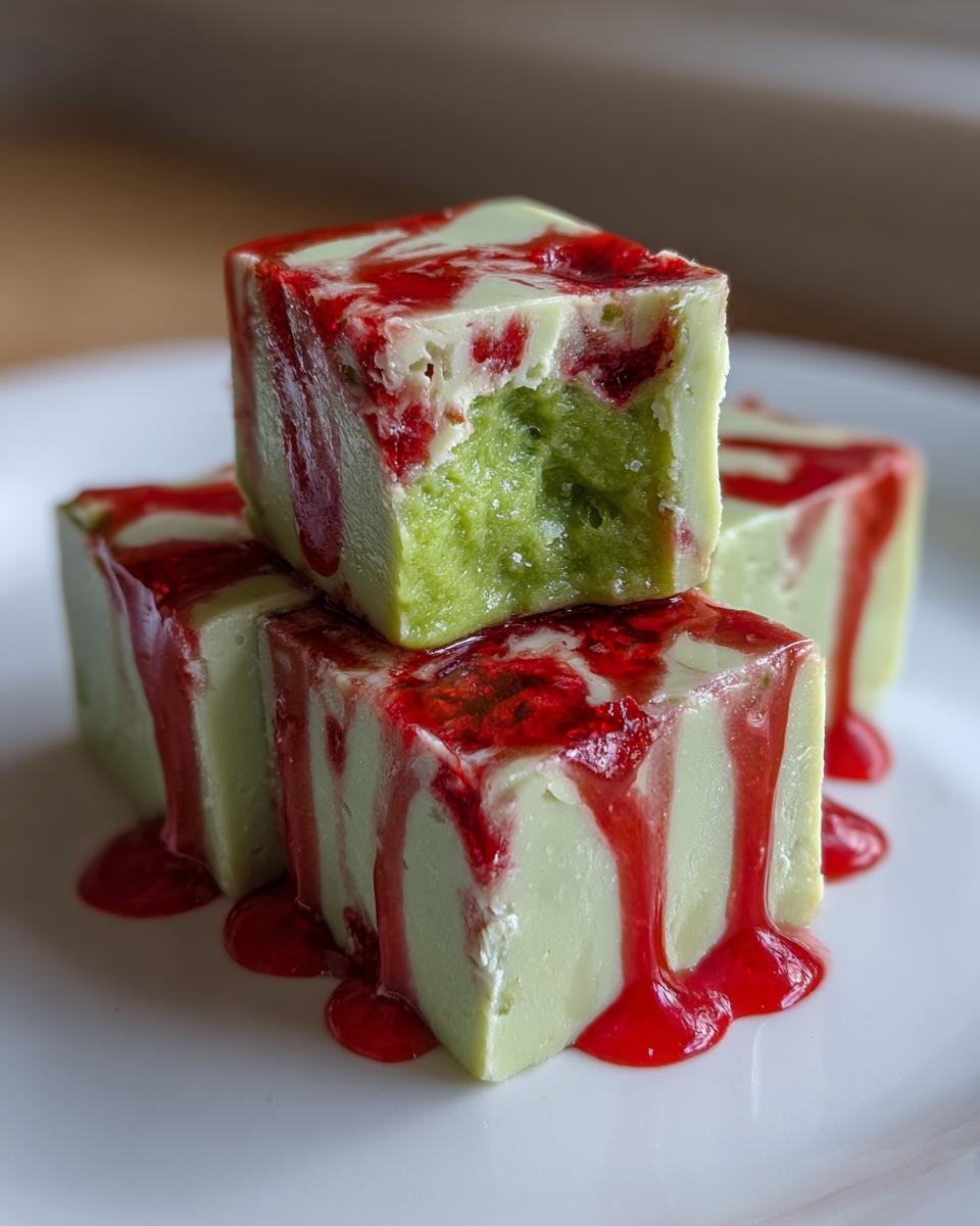 Poison Apple Halloween Fudge - detail 2