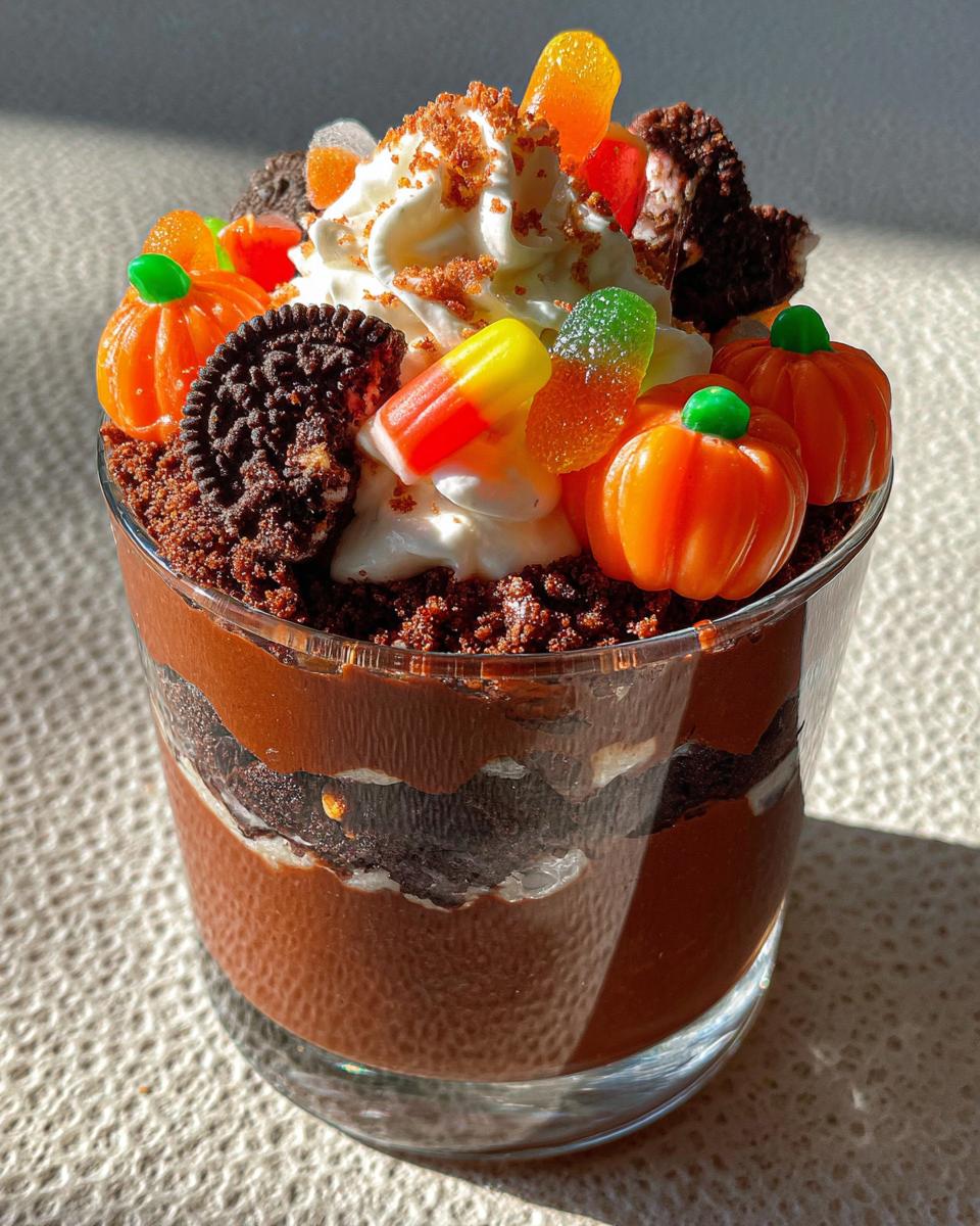 Pumpkin Patch Dirt Cups - detail 1