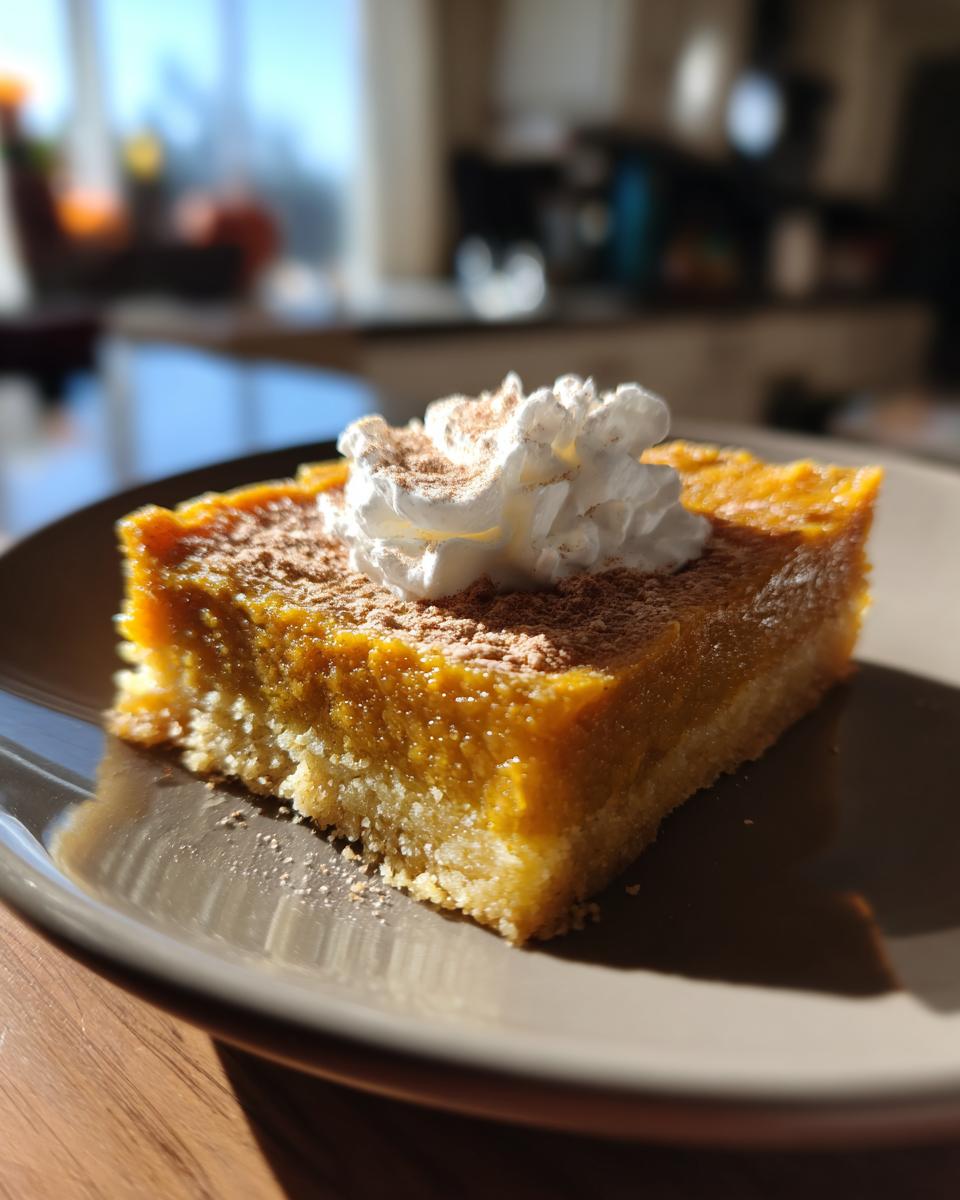Pumpkin Pie Squares Recipe For Fall Desserts - detail 1