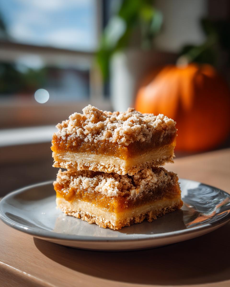 Pumpkin Pie Squares Recipe For Fall Desserts - detail 2