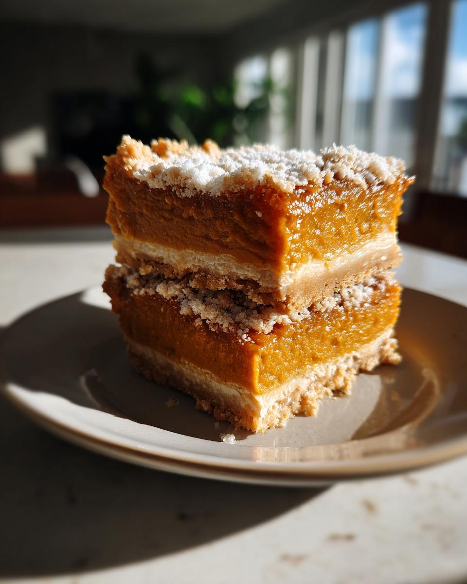 Pumpkin Pie Squares Recipe For Fall Desserts - detail 3