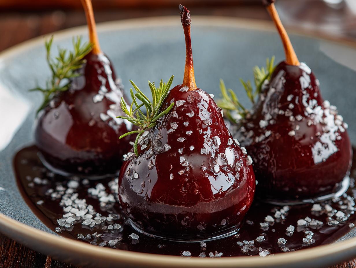 Red Wine Pears: Sinfully Delicious 4-Step Dessert