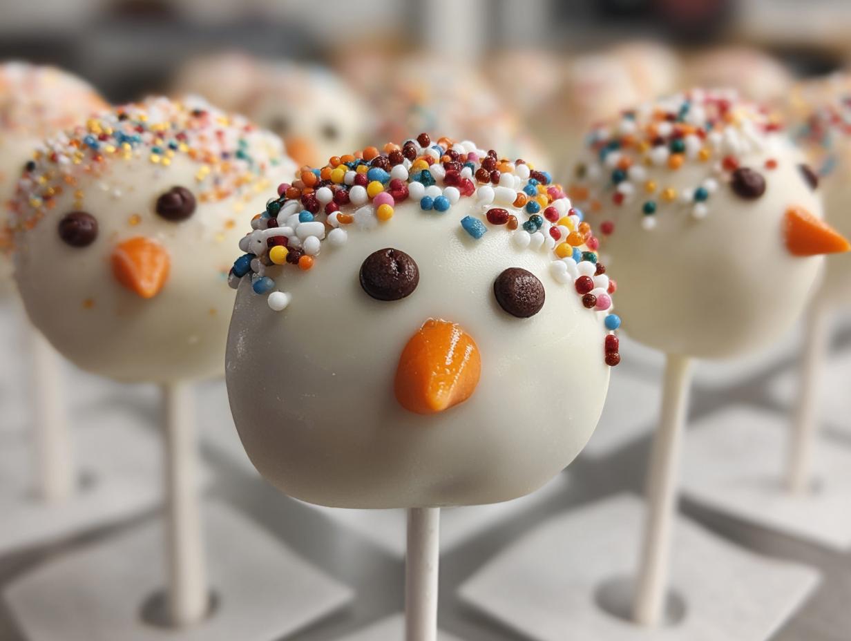 Snowman Cake Pops: Shockingly Easy Christmas Cake
