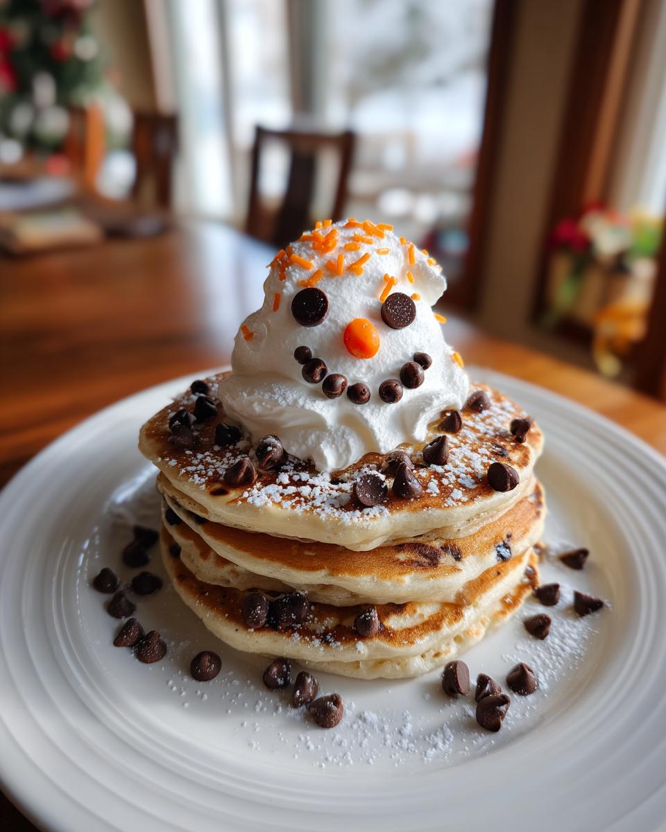 Snowman Pancakes Recipe - detail 1