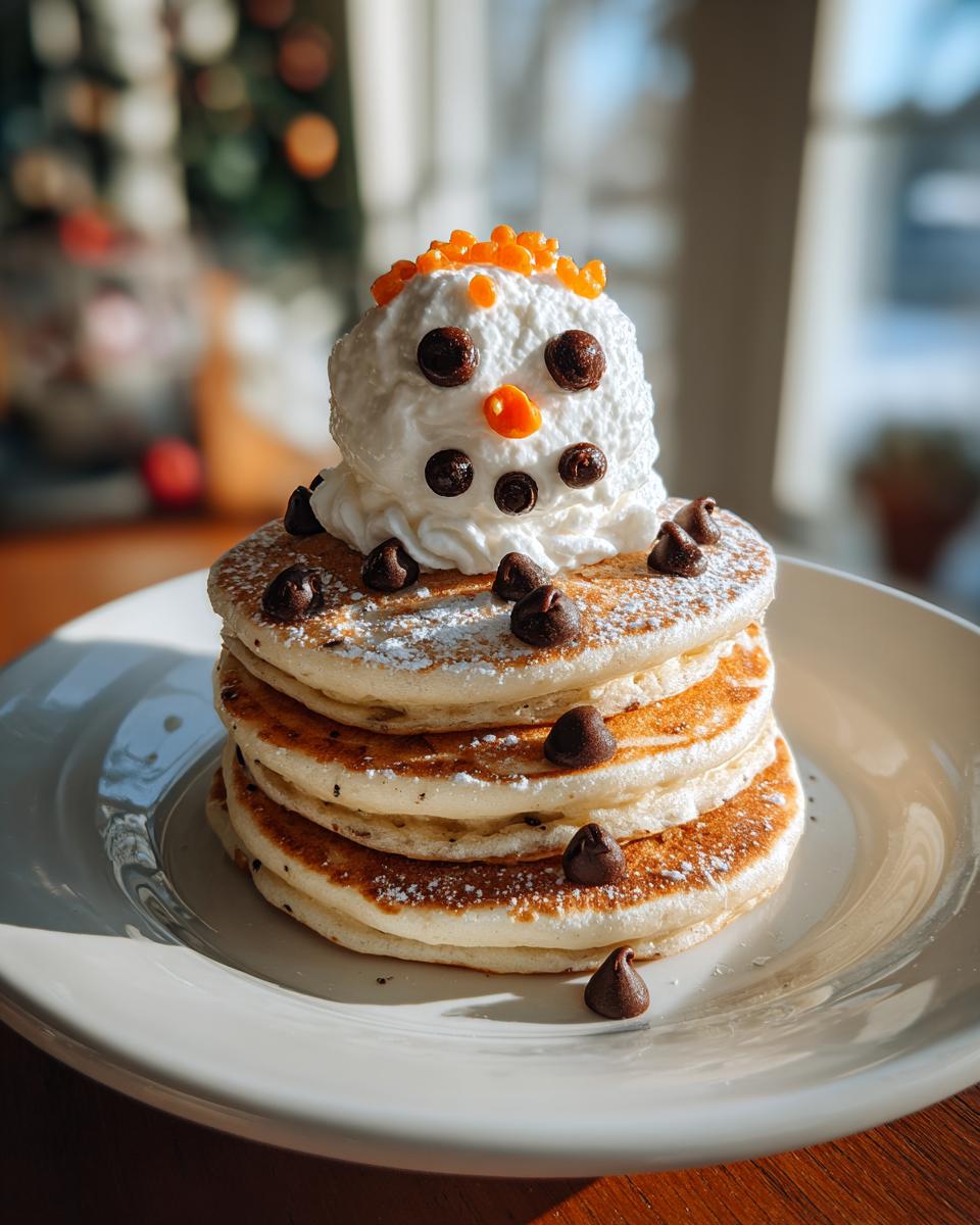 Snowman Pancakes Recipe - detail 3