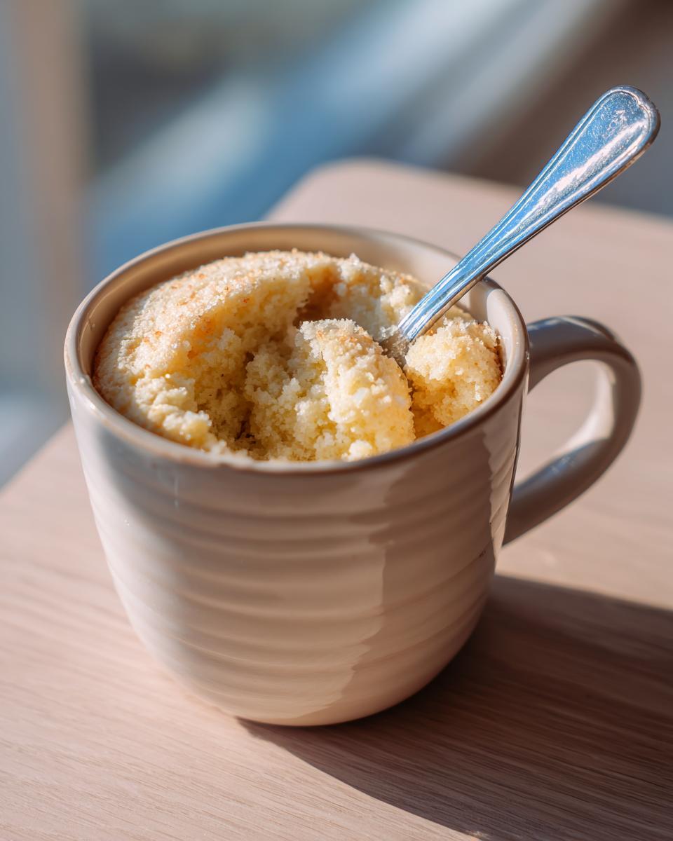 Soft Vanilla Mug Cake - detail 1