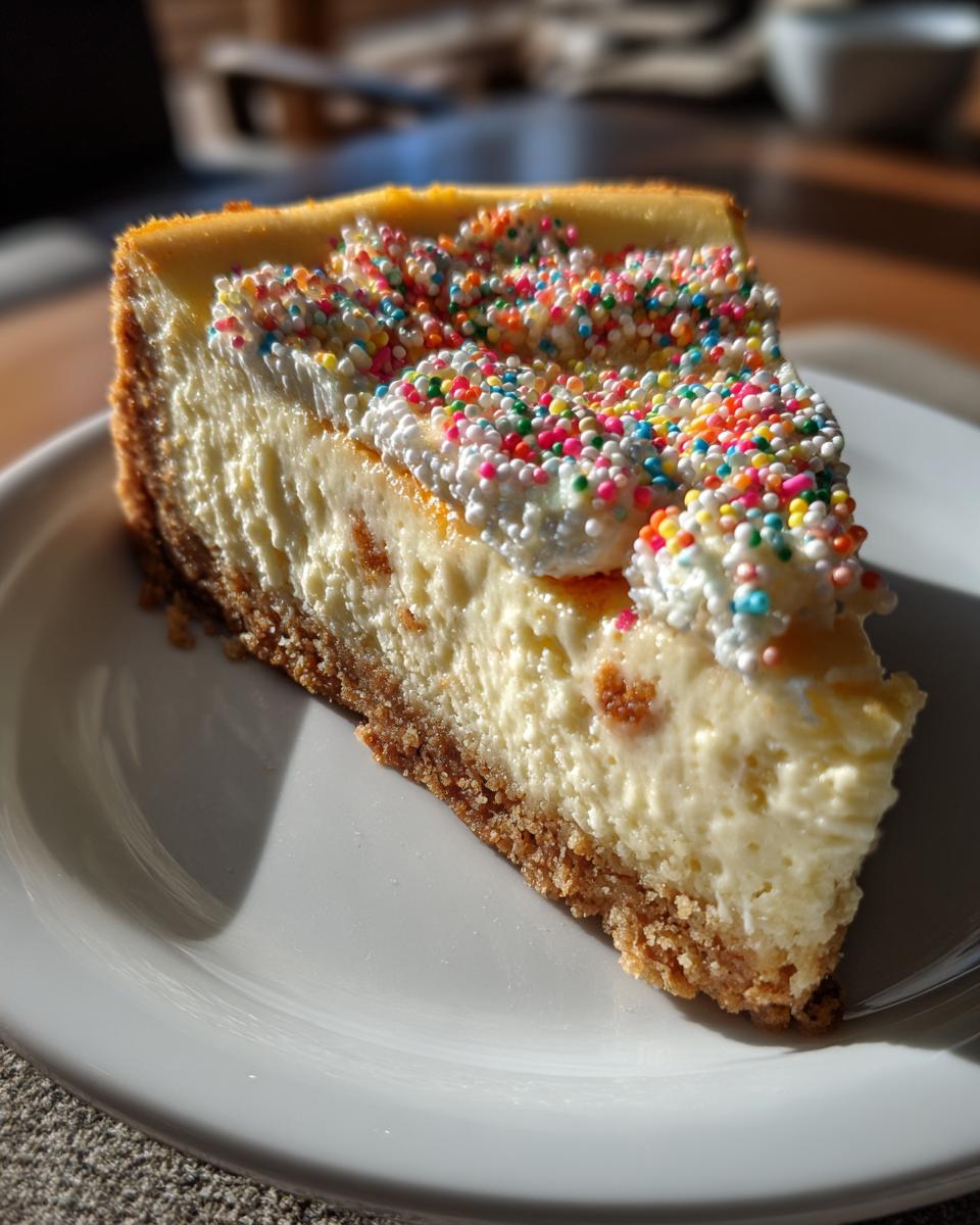 Sugar Cookie Cheesecake Recipe with a Buttery Cookie Crust - detail 2