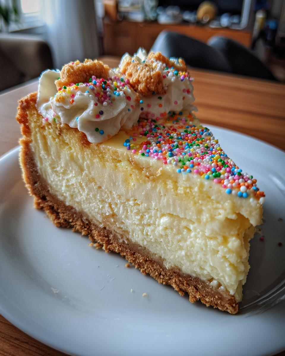 Sugar Cookie Cheesecake Recipe with a Buttery Cookie Crust - detail 3