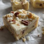 White Chocolate Christmas Fudge With Cookie Crumbs