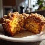 pumpkin spice crumble muffins
