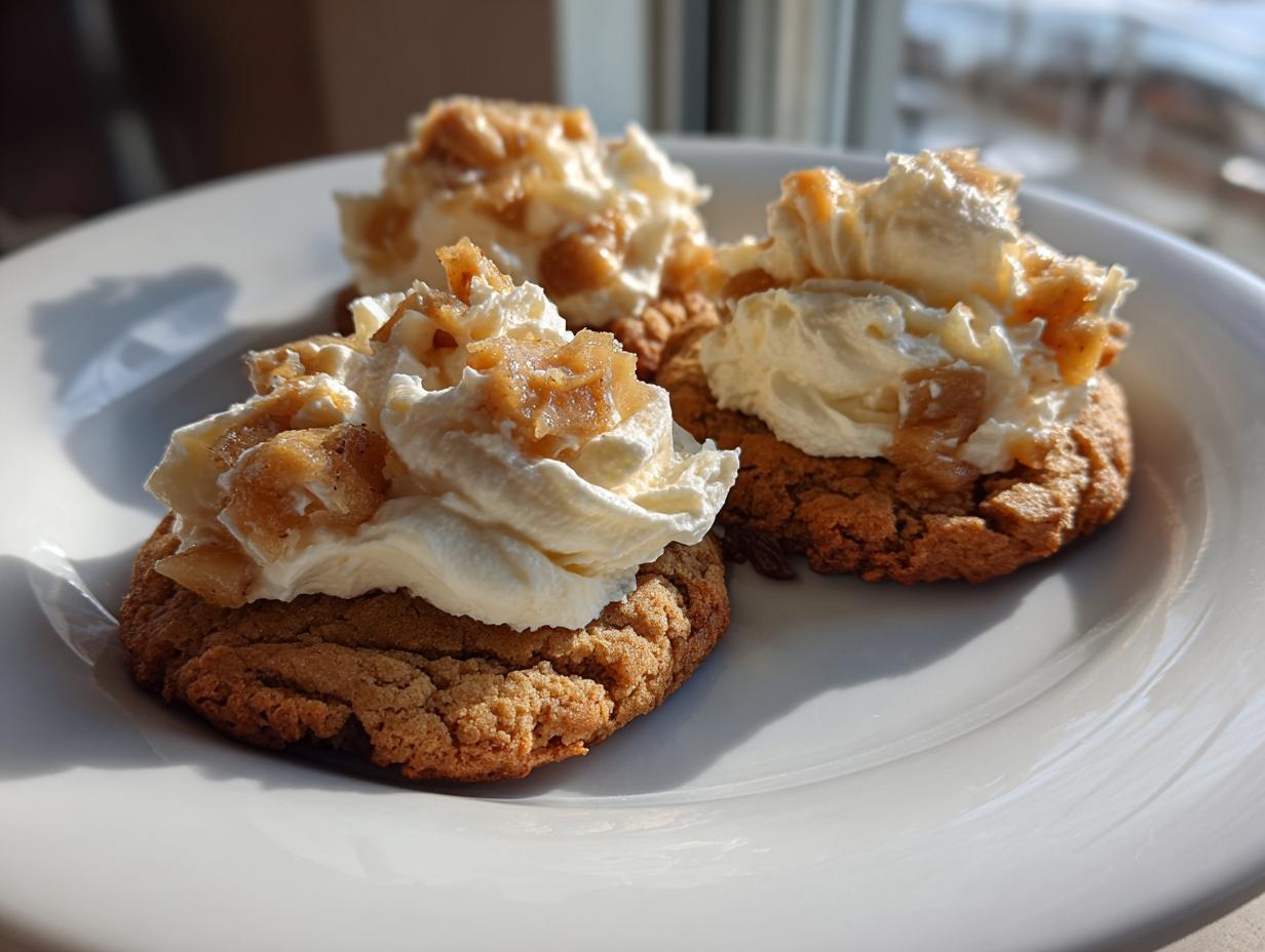 Sinful Apple Pie Cheesecake Cookies: Just 1 Bowl
