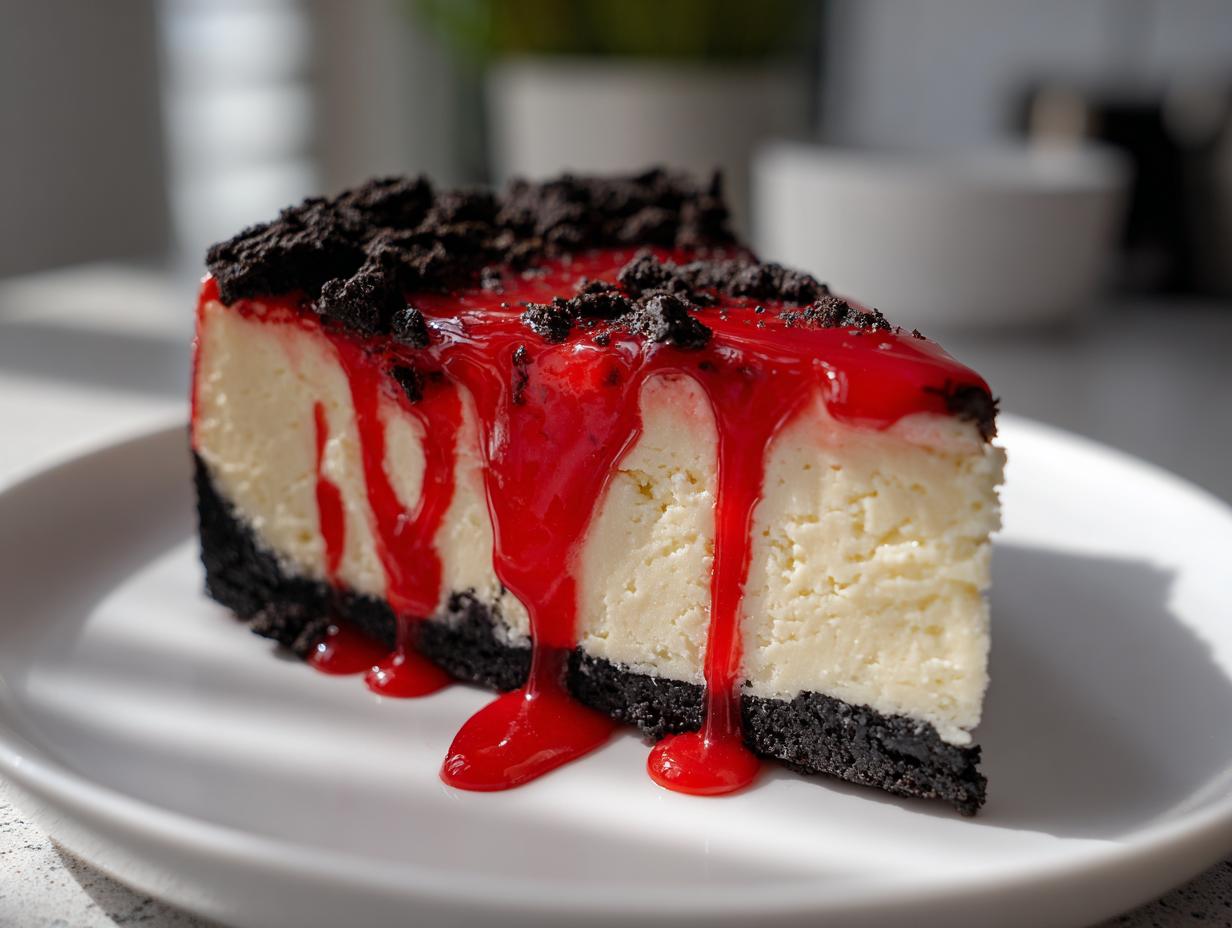 Delicious 4-Step Bloody Cheesecake Recipe