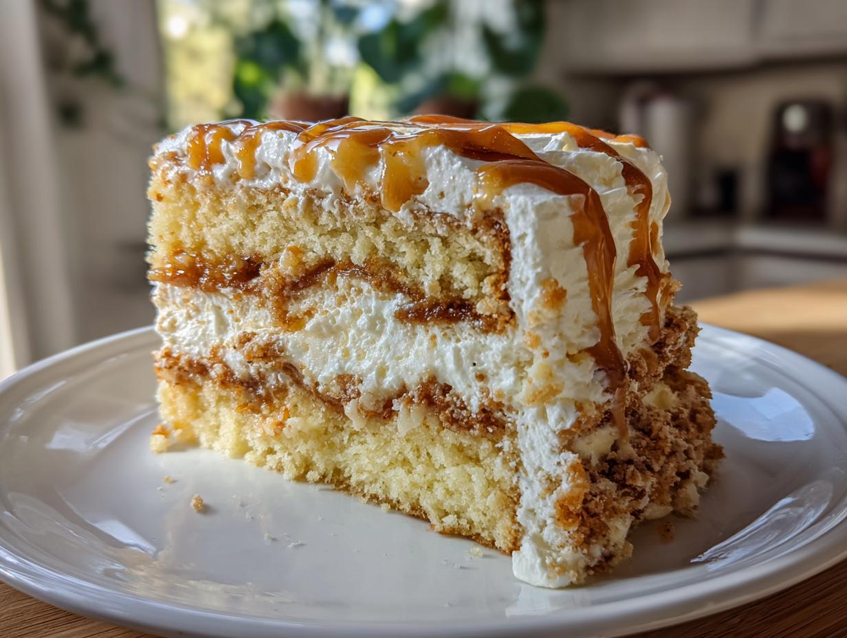 Easy Butterfinger Cake Recipe With Just 7 Ingredients