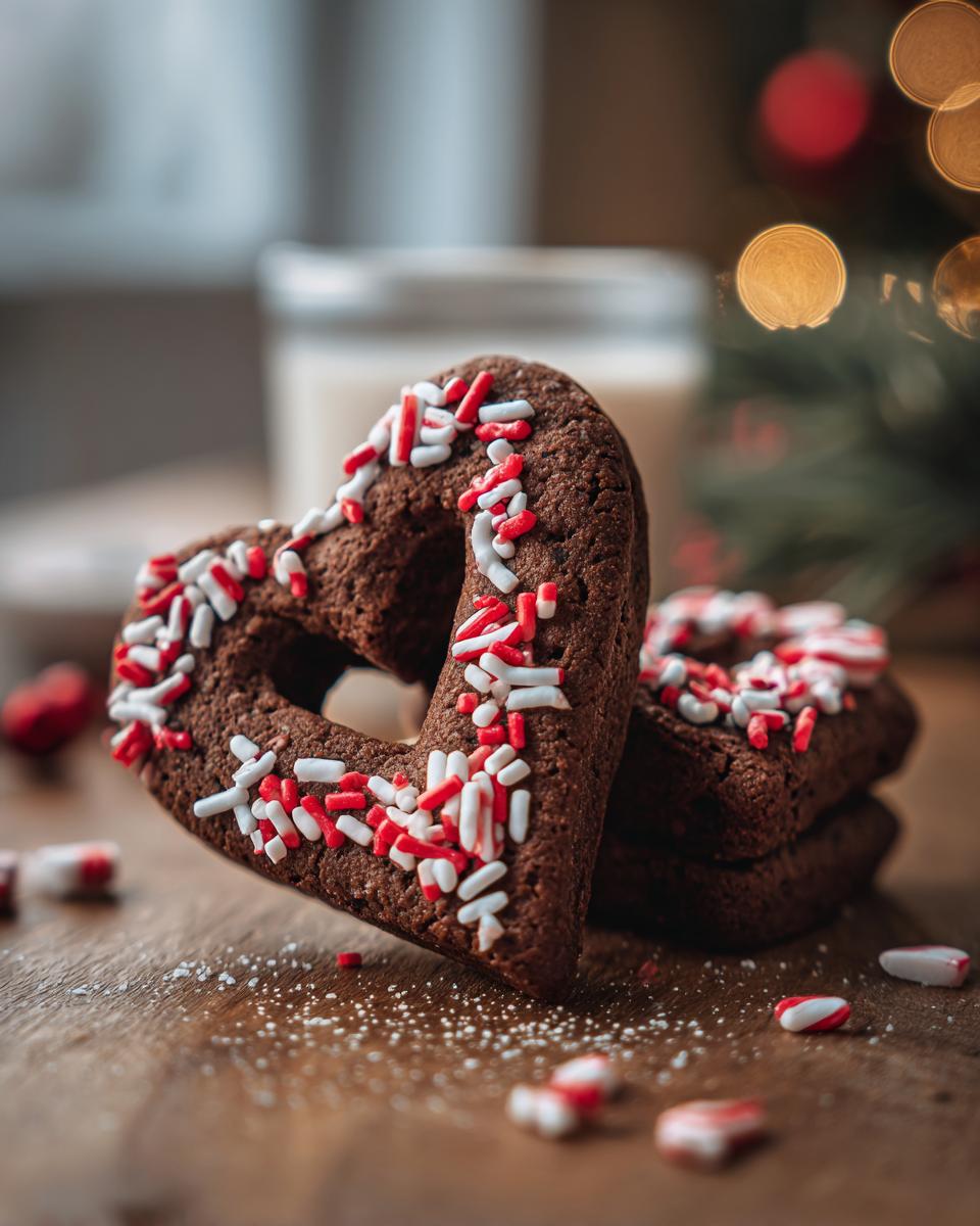 Candy Cane Christmas Hearts - detail 3