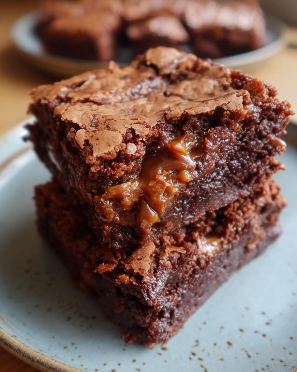 Caramel Brownies - detail 2
