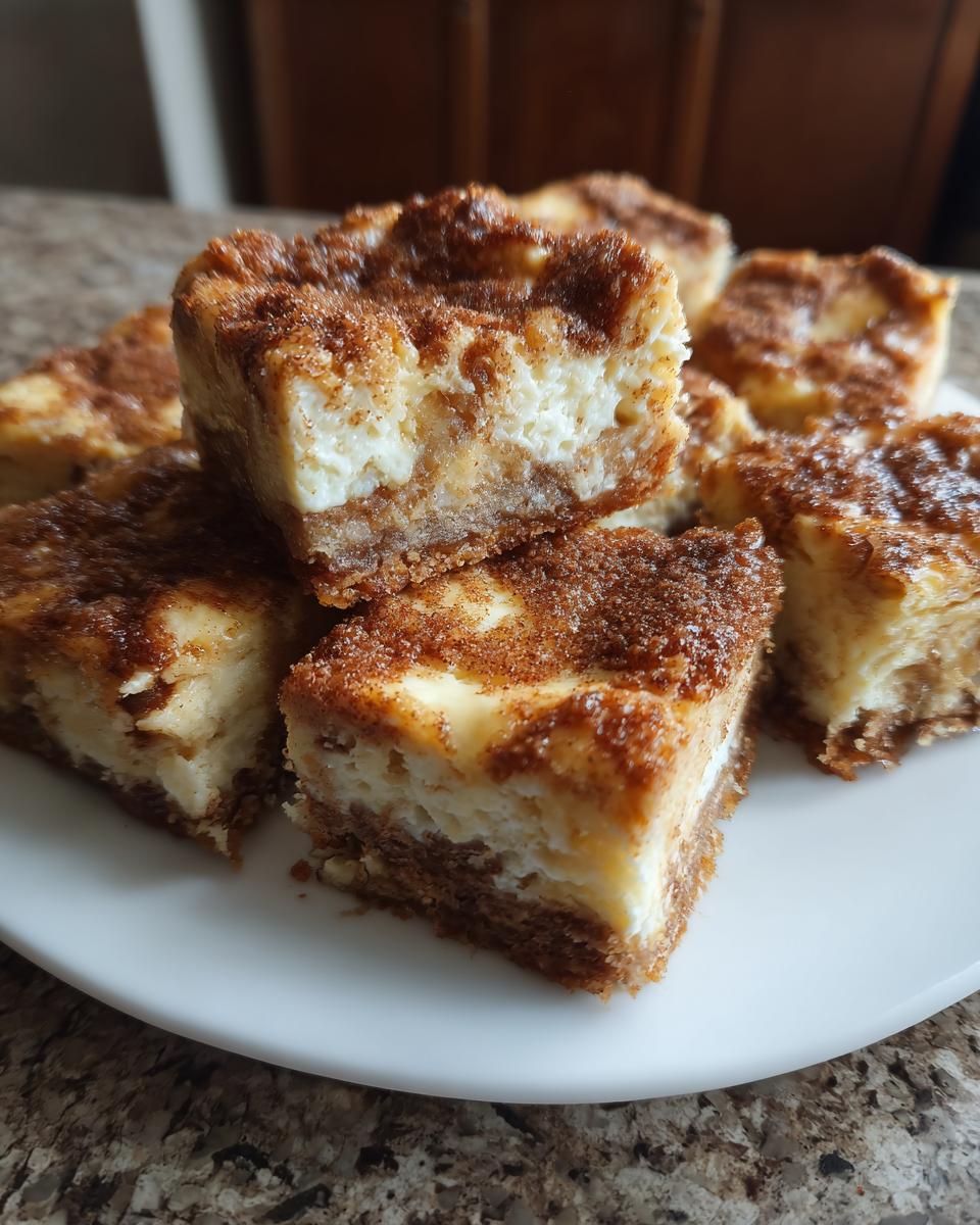 Cheesecake Swirl Snickerdoodle Bars - detail 1