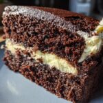 Chocolate Cake with Vanilla Frosting