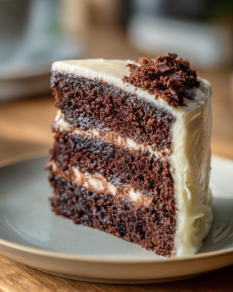 Chocolate Cake with Vanilla Frosting - detail 3