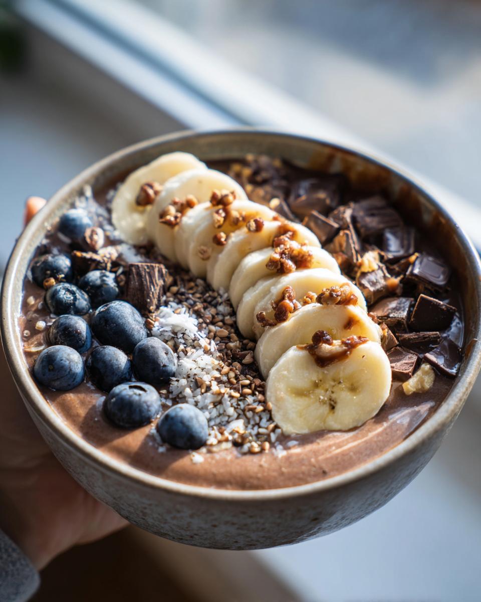 Chocolate Chai Smoothie Bowl - detail 1