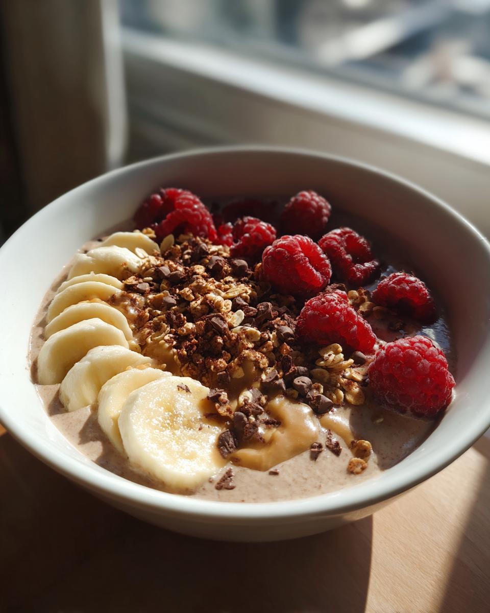 Chocolate Chai Smoothie Bowl - detail 2