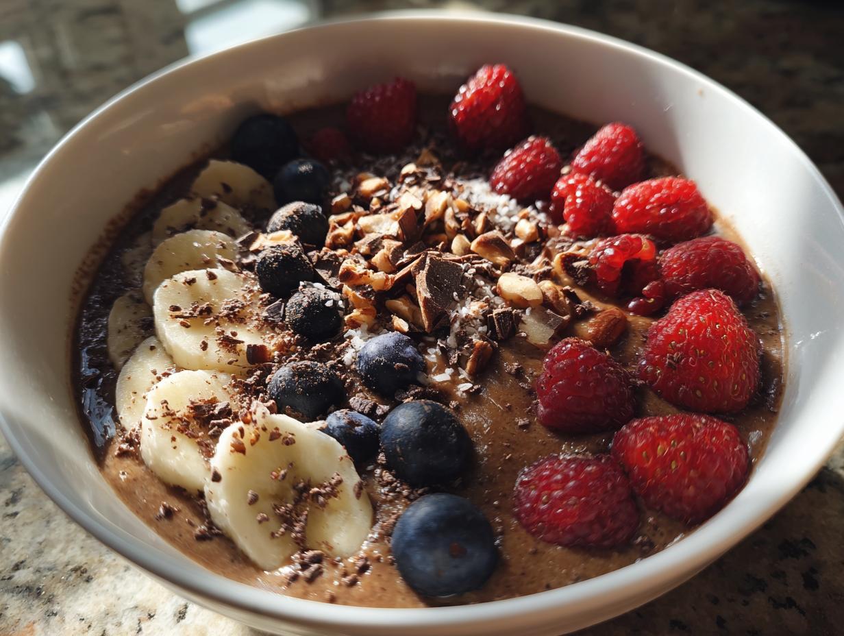 Chocolate Chai Smoothie Bowl: Crave No More