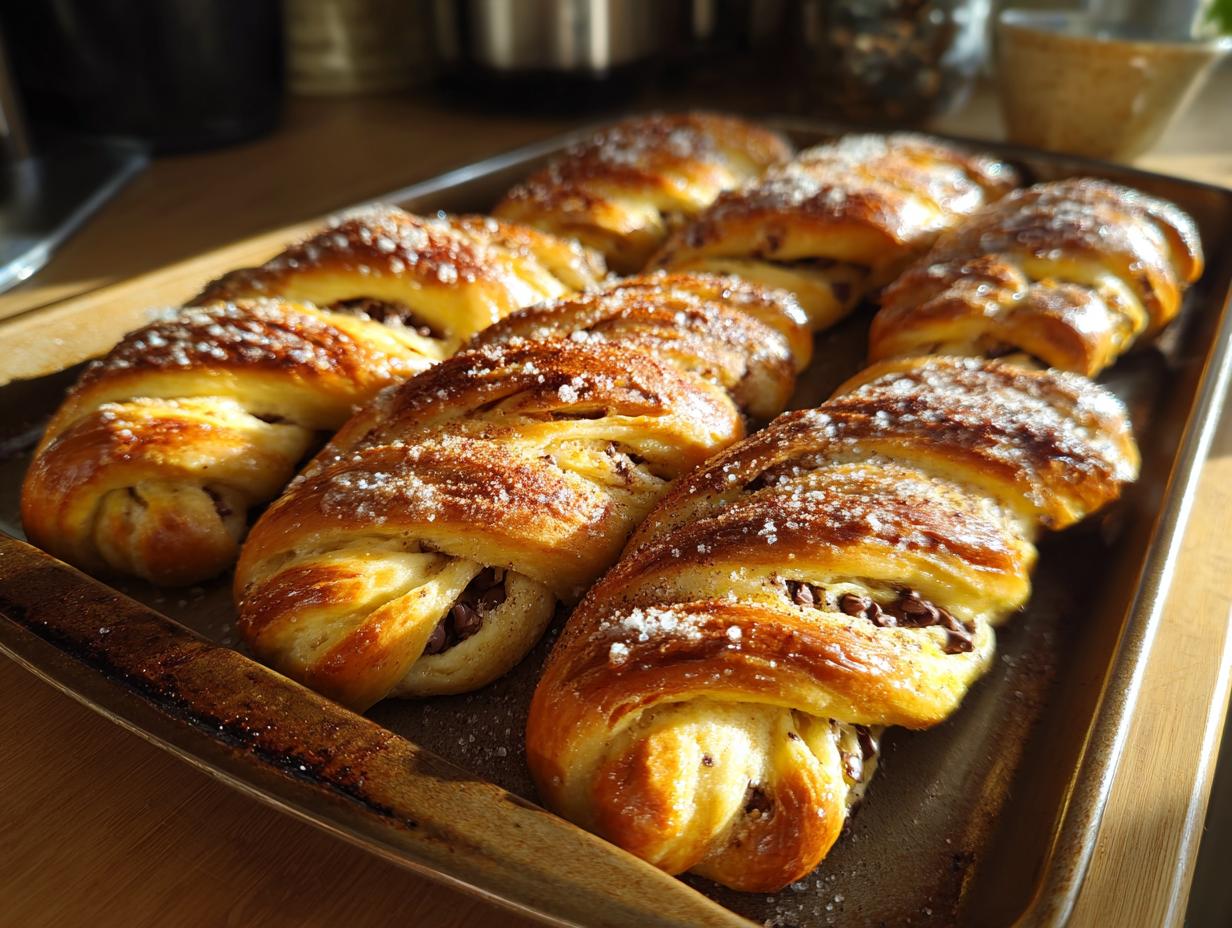 Easy Chocolate Chip Cookie Dough Twists in 8 Minutes