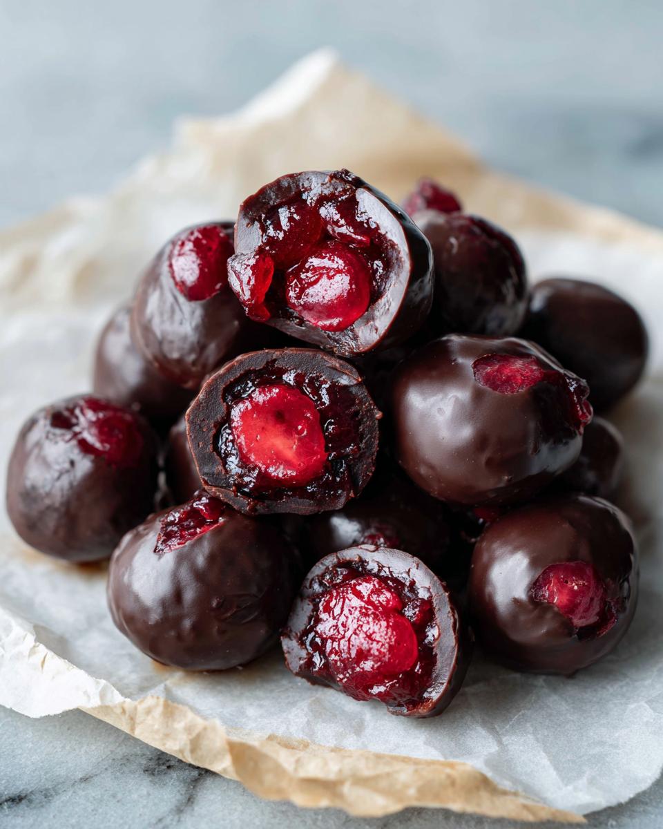 Chocolate Covered Cranberry Sauce - detail 1