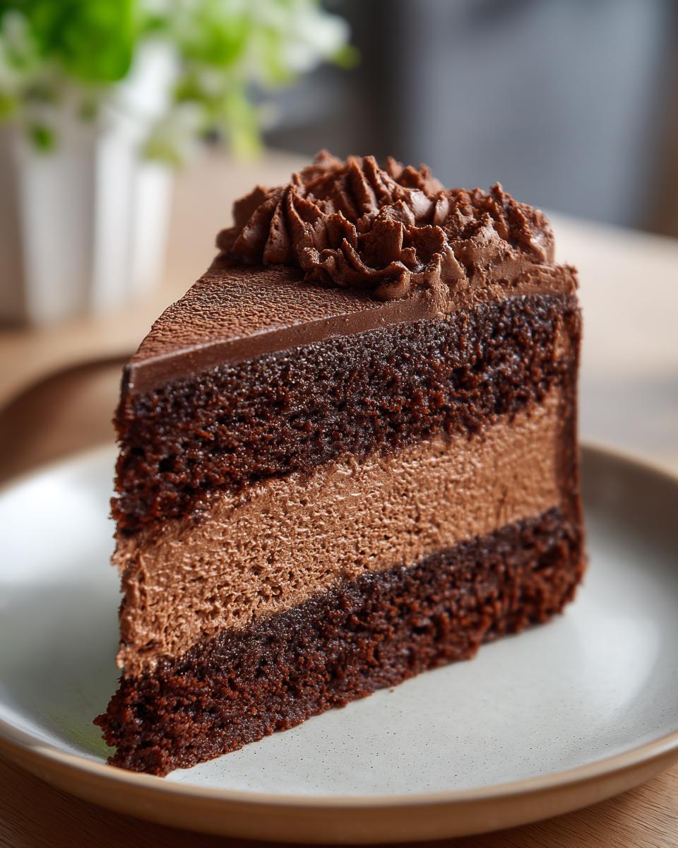 Chocolate Mousse Cake - detail 1