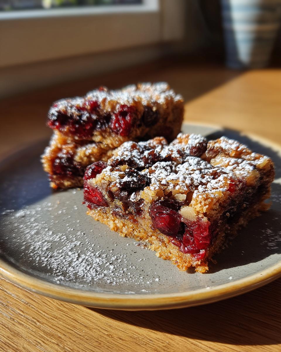 Christmas Cherry Bars - detail 3