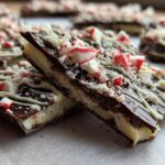 Christmas Chocolate Bark with Peppermint Crunch