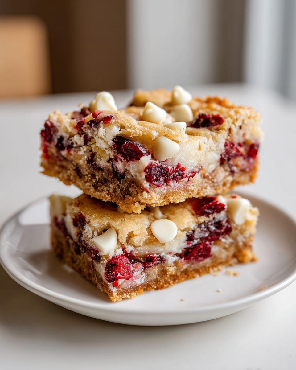 Christmas Cranberry Bliss Bars Copycat - detail 1