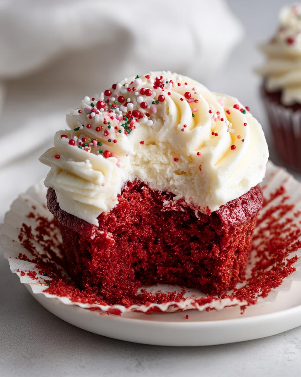 Christmas Red Velvet Cupcakes - detail 1