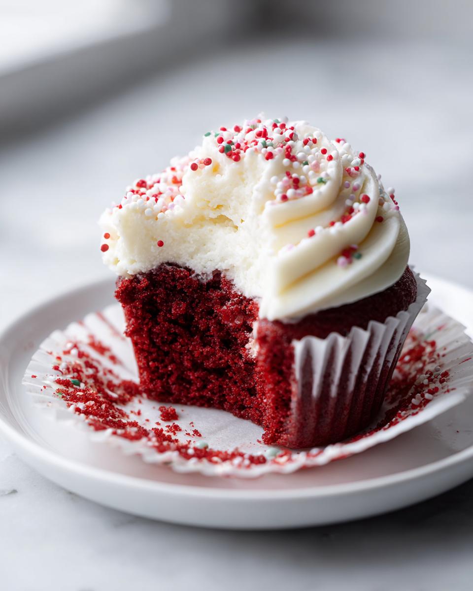 Christmas Red Velvet Cupcakes - detail 3