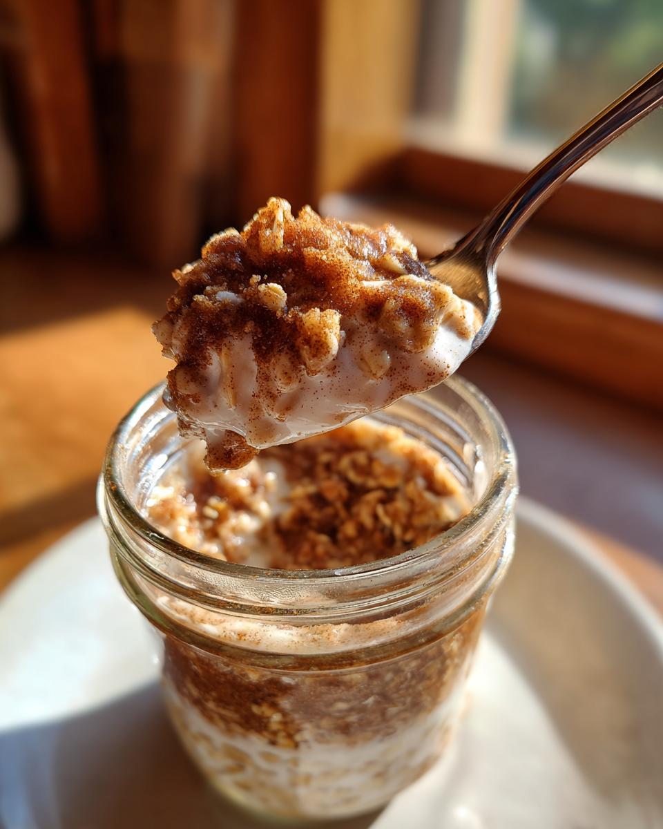 Cinnamon Roll Overnight Oats - detail 3
