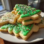 Classic Decorated Christmas Tree Sugar Cookies