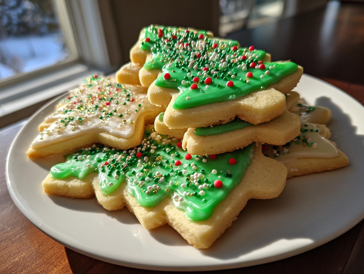 Classic Decorated Christmas Tree Sugar Cookies: Avoid Disaster