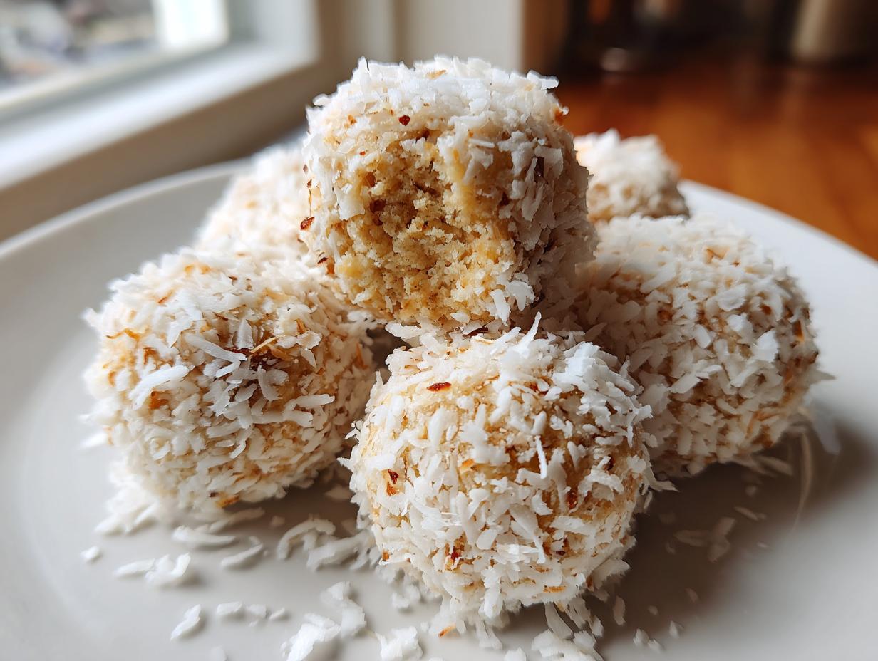 Coconut Snowball Cheesecake Bites: 4 Sinful Steps