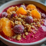 Cranberry Orange Smoothie Bowl