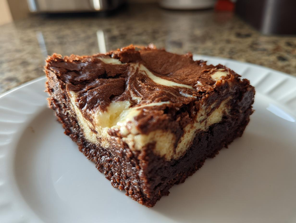 Sinful Cream Cheese Brownies: Only 2 Ingredients