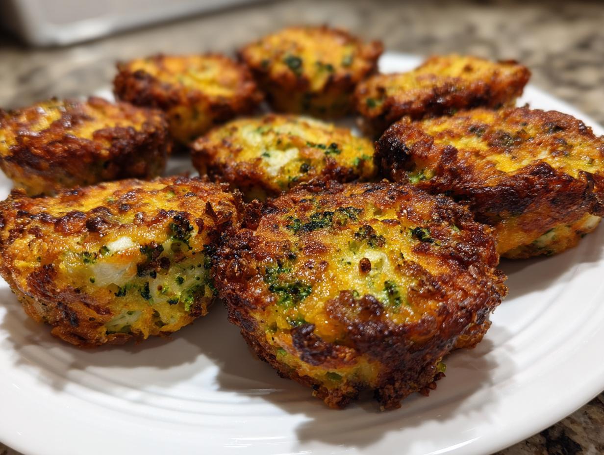 Devilish Crispy Broccoli Cheddar Poppers in 40 Minutes