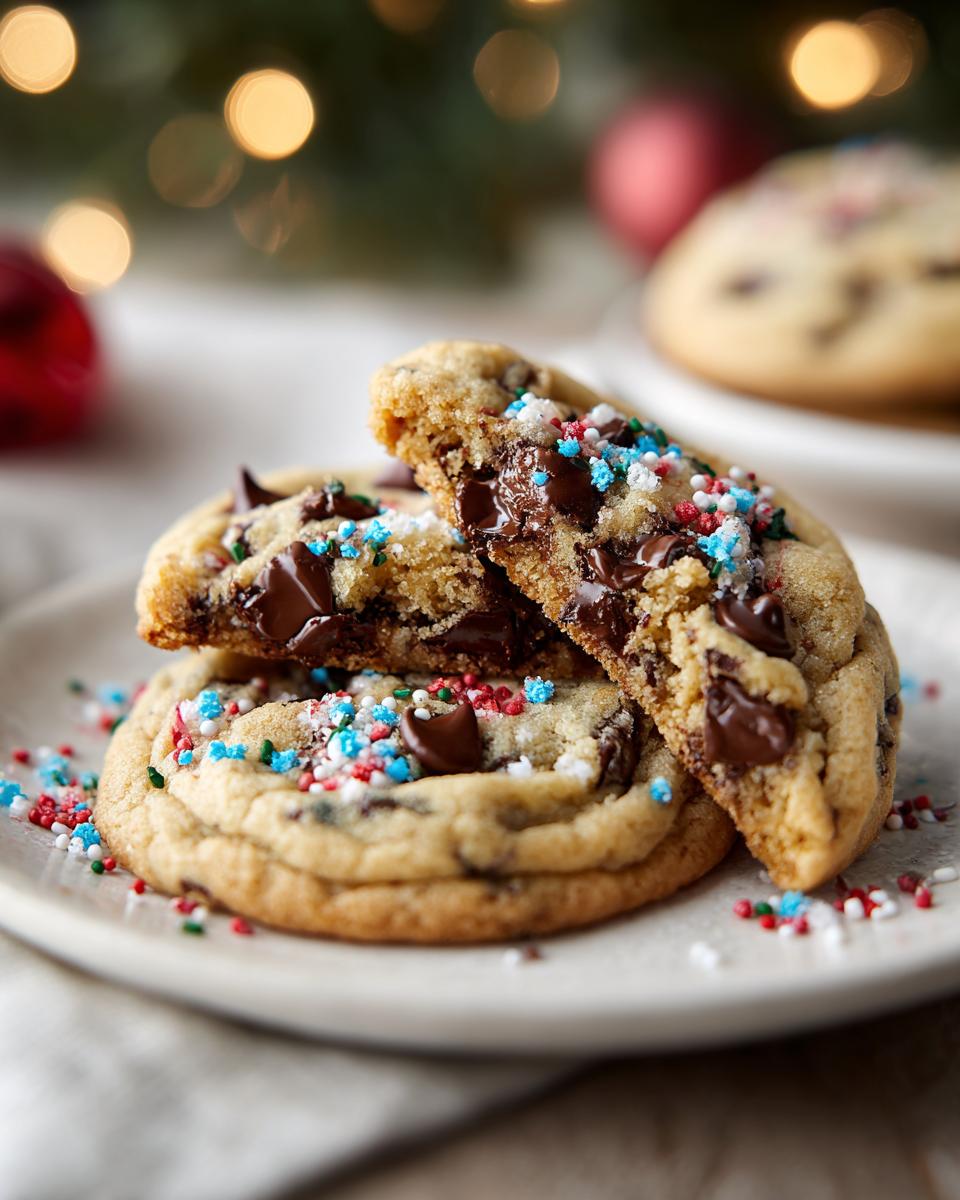 Easy Winter Wonderland Chocolate Chip Cookies - detail 2