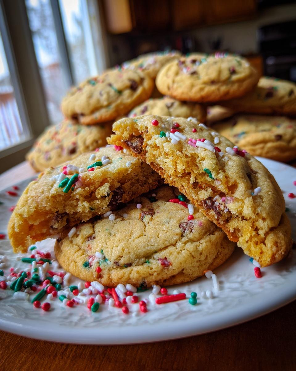 Easy Winter Wonderland Chocolate Chip Cookies - detail 3