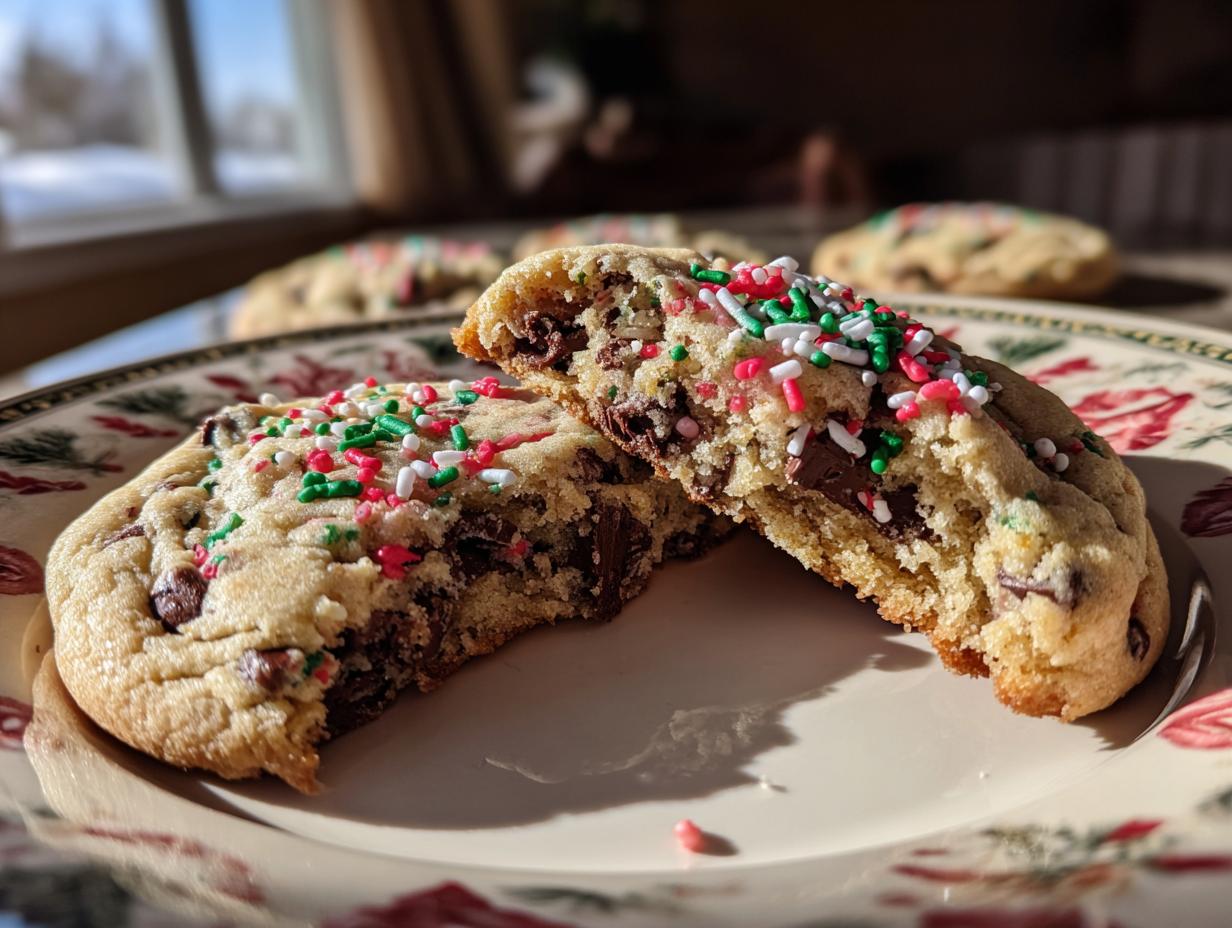 Irresistible: Easy Winter Wonderland Chocolate Chip Cookies