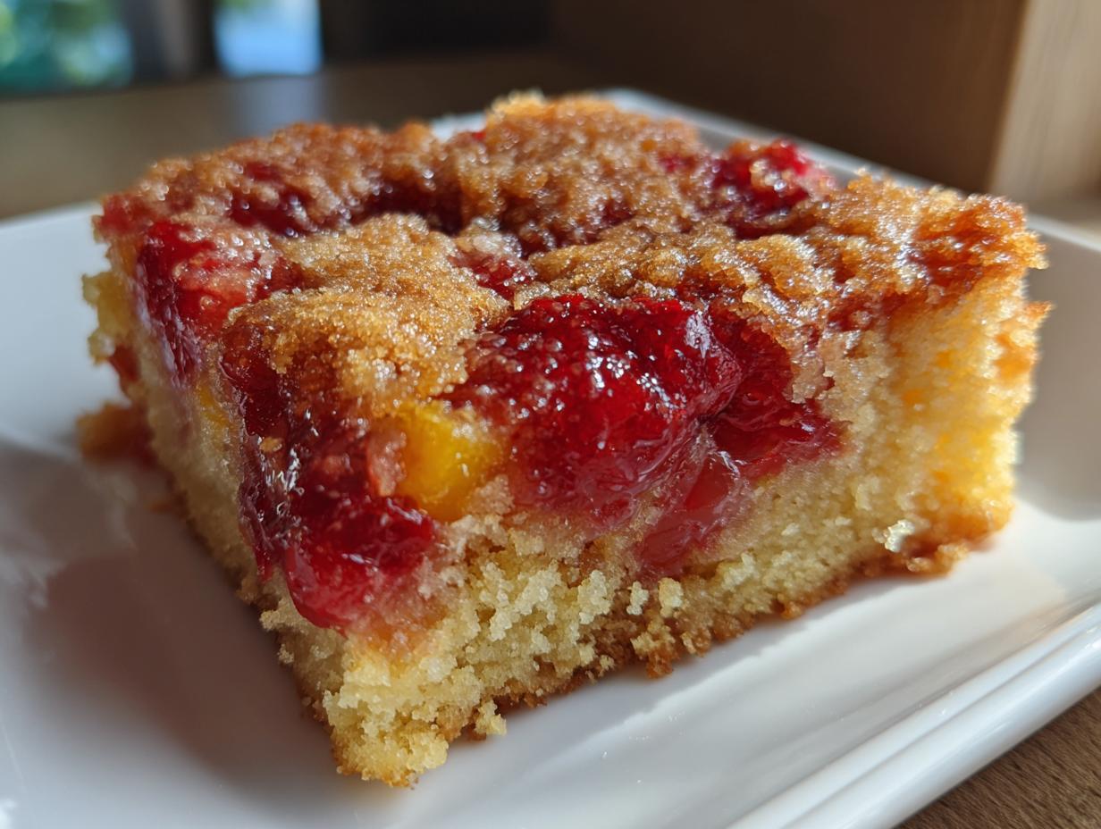 Fruit Cocktail Dump Cake: The Delectable 3-Step Disaster